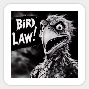 Bird Law Sticker